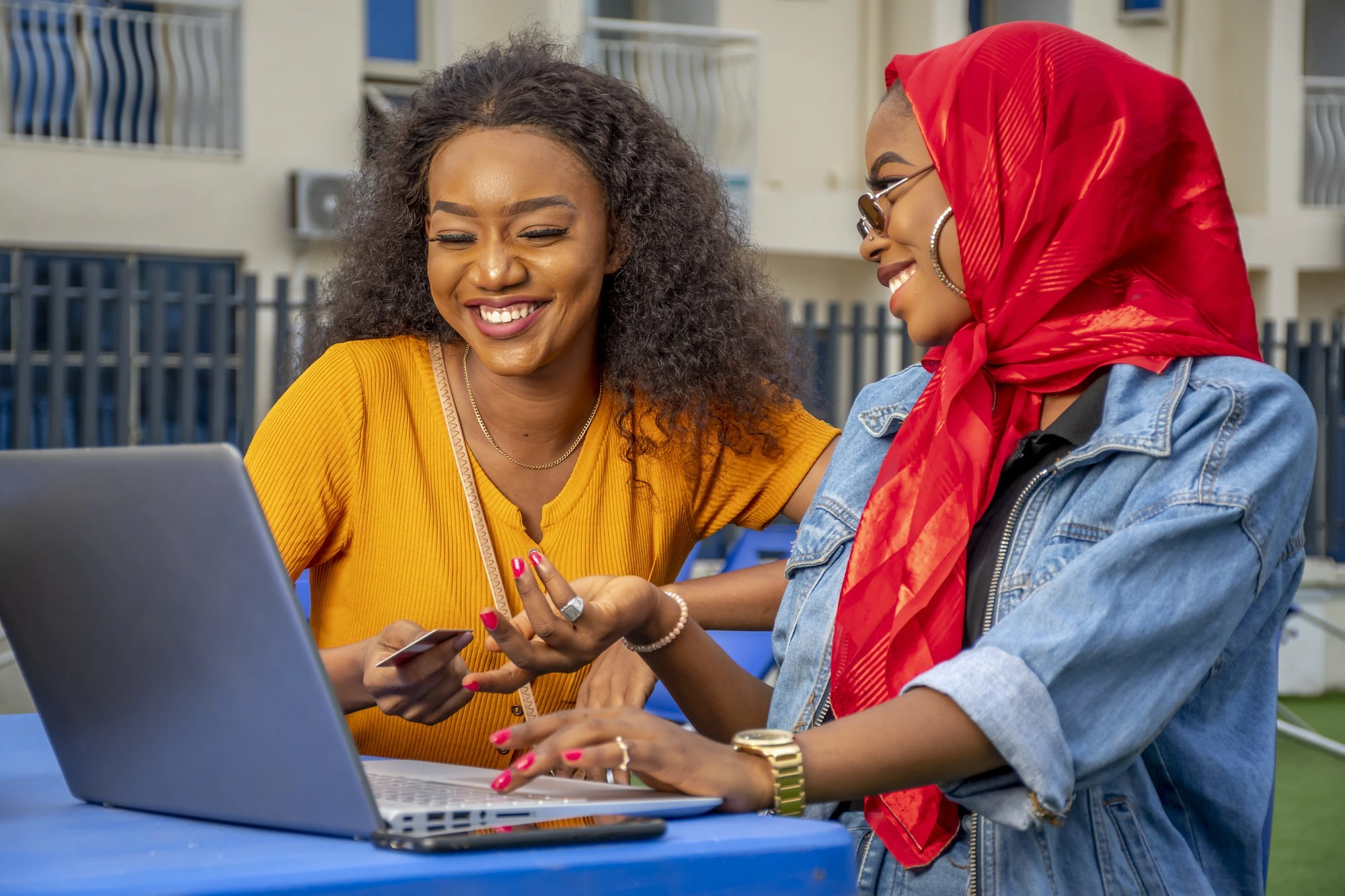 Woman applying for WageTech